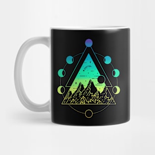 Moon Pyramid - Mountain Night Mug